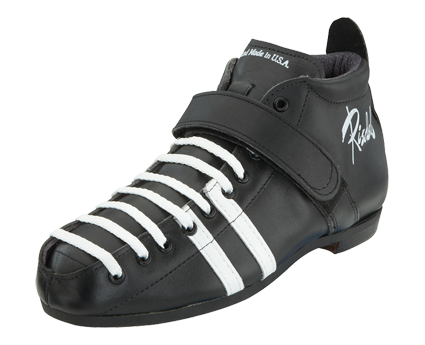 Riedell 265 Boot B/AA Width, Black with White